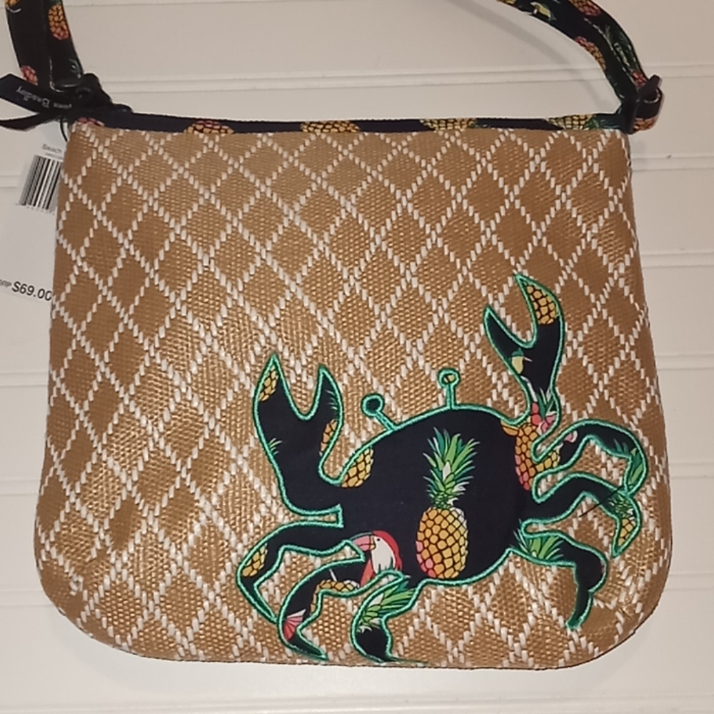 Vera Bradley Toucan Party Beach Crossbody